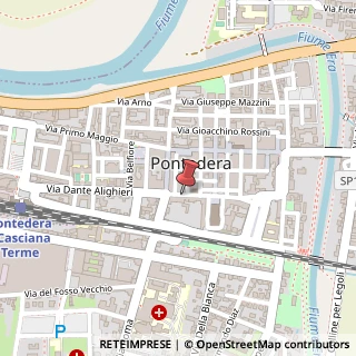 Mappa Via della Misericordia, 26, 56025 Pontedera, Pisa (Toscana)
