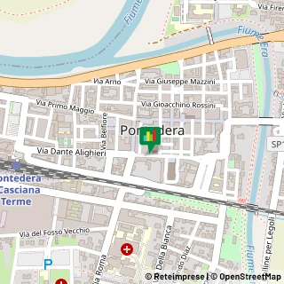 Mappa Via della Misericordia, 26, 56025 Pontedera, Pisa (Toscana)