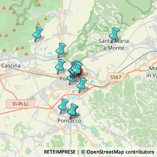 Mappa Via Rodolfo Morandi, 56025 Pontedera PI, Italia (2.69643)