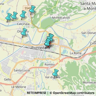 Mappa Via Rodolfo Morandi, 56025 Pontedera PI, Italia (2.03455)