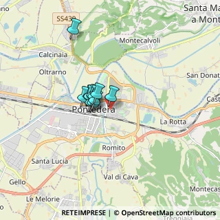 Mappa Via Rodolfo Morandi, 56025 Pontedera PI, Italia (1.00818)