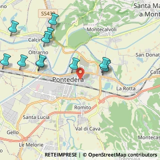 Mappa Via Rodolfo Morandi, 56025 Pontedera PI, Italia (2.49833)