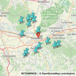 Mappa Via Rodolfo Morandi, 56025 Pontedera PI, Italia (7.905)