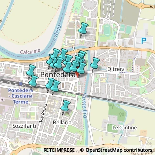 Mappa Piazza Martiri della Libertà, 56025 Pontedera PI, Italia (0.336)