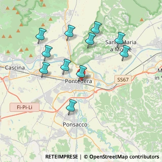 Mappa Piazza Martiri della Libertà, 56025 Pontedera PI, Italia (4.06727)
