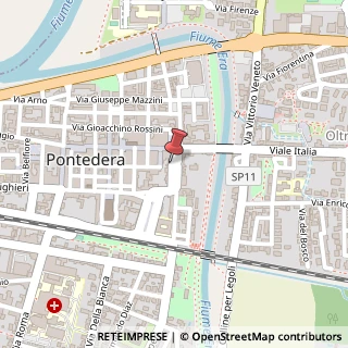 Mappa Piazza Martiri della Libertà, 47, 56025 Pontedera, Pisa (Toscana)