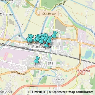 Mappa Piazza Martiri della Libertà, 56025 Pontedera PI, Italia (0.51071)