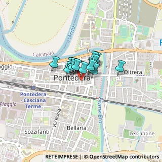 Mappa Via Felice Lotti, 56025 Pontedera PI, Italia (0.20563)