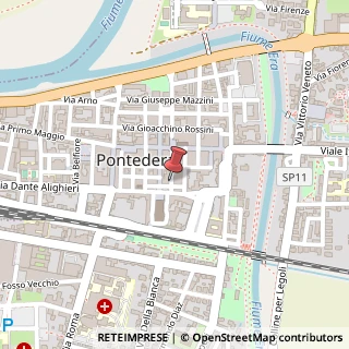 Mappa Via Ranieri Gotti, 35, 56025 Pontedera, Pisa (Toscana)