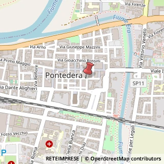 Mappa Via Alvarado Bisio Marconcini, 40/B, 56025 Pontedera, Pisa (Toscana)