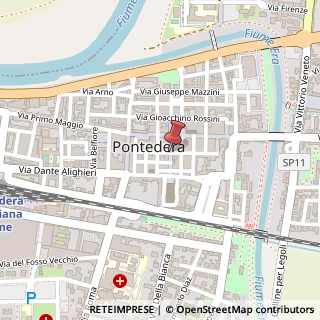 Mappa Via lotti f. 14, 56025 Pontedera, Pisa (Toscana)