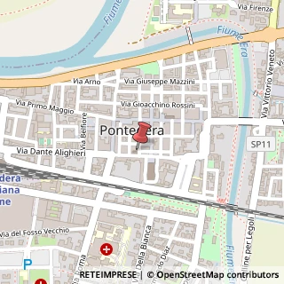 Mappa Via Valtriani, 30, 56025 Pontedera, Pisa (Toscana)