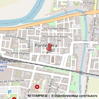Mappa 56025 Pontedera PI, Italia, 56025 Pontedera, Pisa (Toscana)