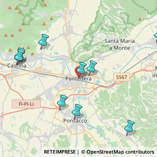 Mappa Piazza Caduti Divisione Acqui Cefalonia e Corfu, 56025 Pontedera PI, Italia (5.88364)