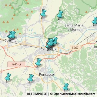 Mappa Piazza Caduti Divisione Acqui Cefalonia e Corfu, 56025 Pontedera PI, Italia (4.63375)