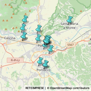 Mappa Via Della Misericordia, 56025 Pontedera PI, Italia (2.82706)