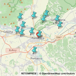 Mappa Via Valtriani, 56025 Pontedera PI, Italia (4.1075)