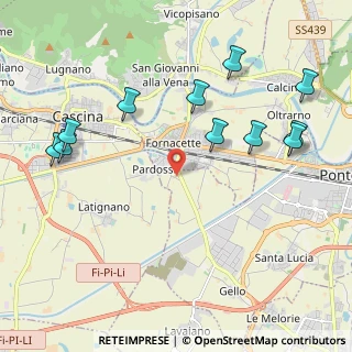 Mappa Via delle Quadrelle, 56025 Pontedera PI, Italia (2.50091)