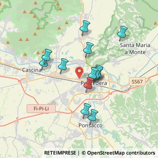 Mappa Piazza Nilde Iotti, 56025 Pontedera PI, Italia (3.25692)