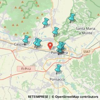 Mappa Piazza Nilde Iotti, 56025 Pontedera PI, Italia (3.02545)