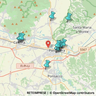 Mappa Piazza Nilde Iotti, 56025 Pontedera PI, Italia (3.5425)