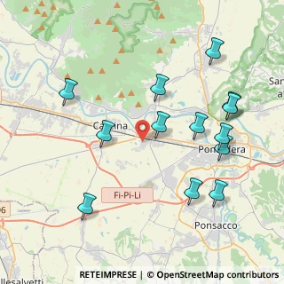 Mappa Via Pio La Torre, 56025 Pontedera PI, Italia (4.51462)