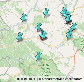 Mappa Via Giuseppe Garibaldi, 61049 Urbania PU, Italia (8.2765)