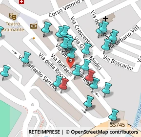 Mappa Via Giuseppe Garibaldi, 61049 Urbania PU, Italia (0.06207)