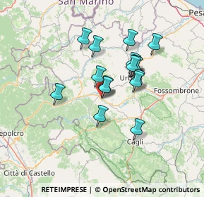 Mappa Via Giuseppe Garibaldi, 61049 Urbania PU, Italia (11.06412)
