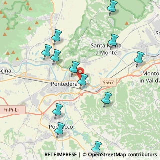 Mappa Via Don Luigi Sturzo, 56025 Pontedera PI, Italia (4.86917)