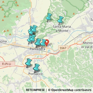 Mappa Via Don Luigi Sturzo, 56025 Pontedera PI, Italia (3.80867)