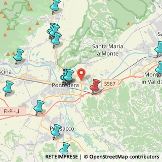 Mappa Via Don Luigi Sturzo, 56025 Pontedera PI, Italia (5.50235)