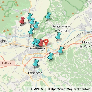Mappa Via Don Luigi Sturzo, 56025 Pontedera PI, Italia (3.81313)