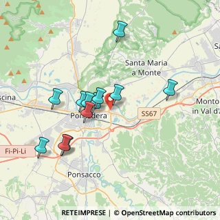 Mappa Via Don Luigi Sturzo, 56025 Pontedera PI, Italia (3.52417)