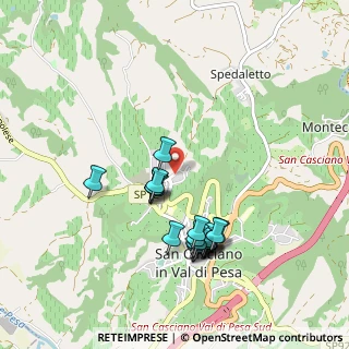 Mappa Piazza Maria Montessori, 50026 San Casciano in Val di Pesa FI, Italia (0.934)
