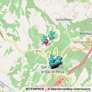 Mappa Piazza Maria Montessori, 50026 San Casciano in Val di Pesa FI, Italia (1.018)