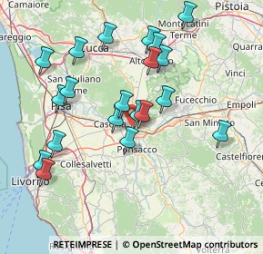 Mappa Via Maria Enriquez Agnoletti, 56025 Pontedera PI, Italia (15.5665)