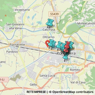 Mappa Via Maria Enriquez Agnoletti, 56025 Pontedera PI, Italia (1.5555)