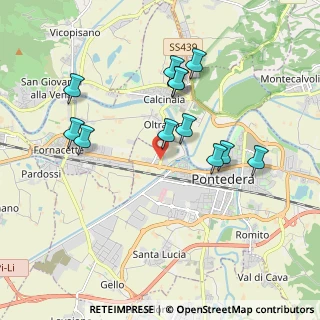 Mappa Via Maria Enriquez Agnoletti, 56025 Pontedera PI, Italia (1.85417)