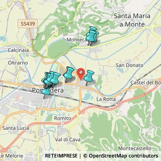 Mappa Via Don Primo Mazzolari, 56025 Pontedera PI, Italia (1.66692)