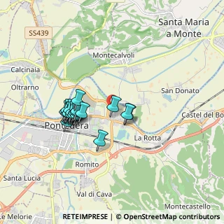 Mappa Via Don Primo Mazzolari, 56025 Pontedera PI, Italia (1.5735)