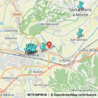 Mappa Via Don Primo Mazzolari, 56025 Pontedera PI, Italia (2.05273)