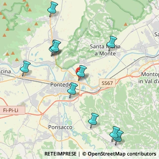 Mappa Via Don Primo Mazzolari, 56025 Pontedera PI, Italia (4.99)