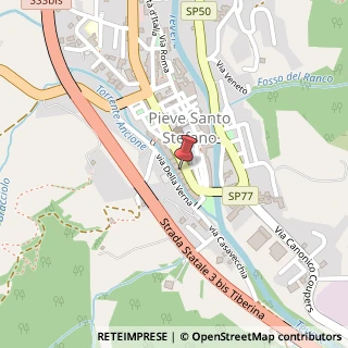 Mappa Via Tiberina, 41, 52036 Pieve Santo Stefano, Arezzo (Toscana)