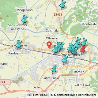 Mappa Via del Chiesino, 56025 Pontedera PI, Italia (2.23067)