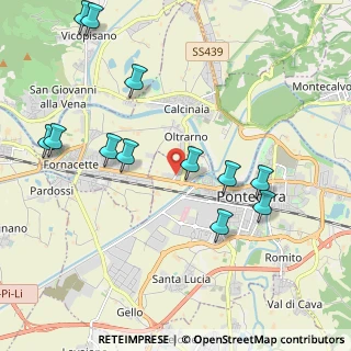 Mappa Via del Chiesino, 56025 Pontedera PI, Italia (2.37167)