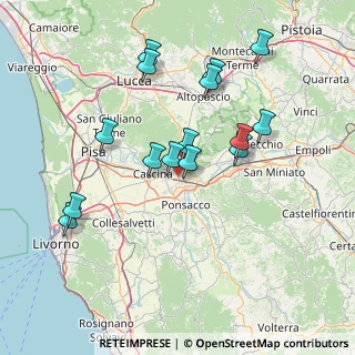Mappa Via del Chiesino, 56025 Pontedera PI, Italia (14.80933)