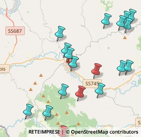 Mappa Viale Nicasio Nardi, 61049 Urbania PU, Italia (5.3735)