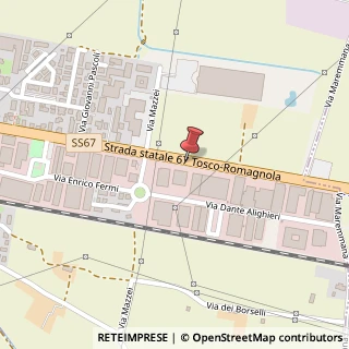 Mappa Via Tosco-Romagnola, 21, 56012 Calcinaia, Pisa (Toscana)