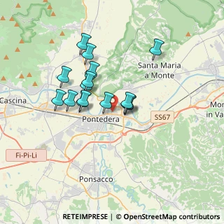 Mappa Piazza Tom benetollo, 56025 Pontedera PI, Italia (2.92867)